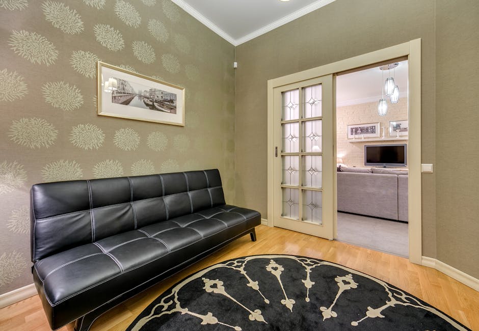 Papier peint effet bois naturel chambre